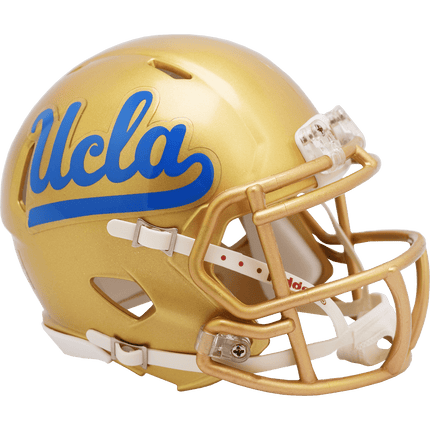 UCLA Bruins Gold Riddell NCAA Speed Mini Helmet