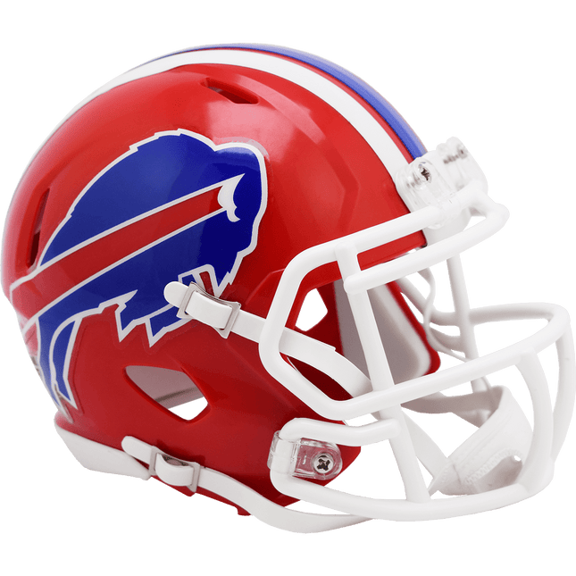 Buffalo Bills 1987-2001 Throwback Riddell NFL Speed Mini Helmet