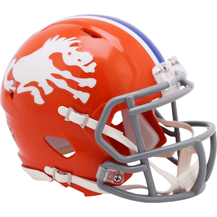 Denver Broncos 1966 Throwback Riddell NFL Speed Mini Helmet