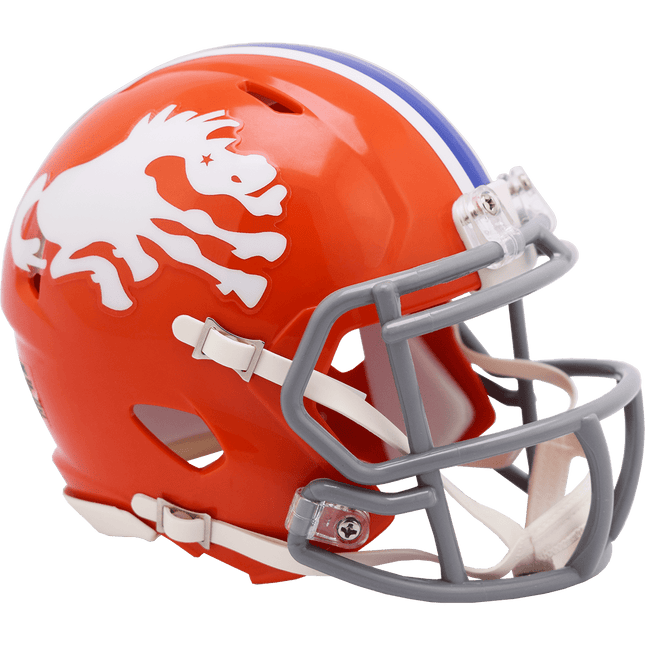 Denver Broncos 1966 Throwback Riddell NFL Speed Mini Helmet