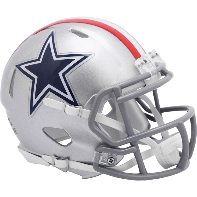 Dallas Cowboys 1976 Throwback Riddell NFL Speed Mini Helmet