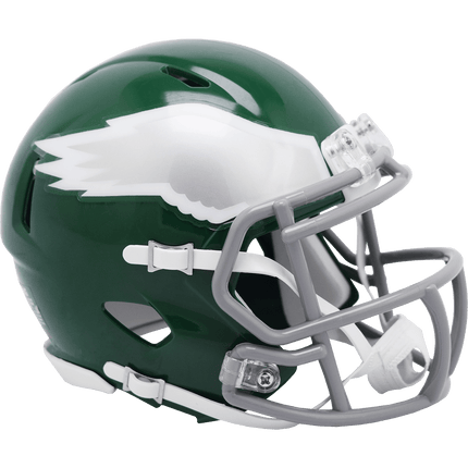 Philadelphia Eagles 1974-1995 Throwback Riddell NFL Speed Mini Helmet