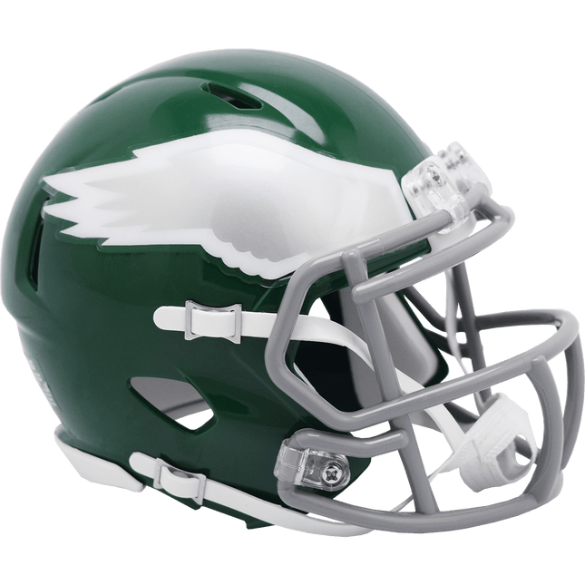 Philadelphia Eagles 1974-1995 Throwback Riddell NFL Speed Mini Helmet