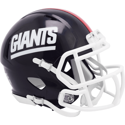 New York Giants 1980-1999 Throwback Riddell NFL Speed Mini Helmet