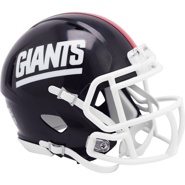 New York Giants 1980-1999 Throwback Riddell NFL Speed Mini Helmet