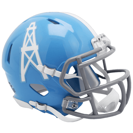 Houston Oilers 1960-1962 Throwback Riddell NFL Speed Mini Helmet