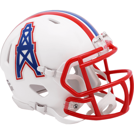 Houston Oilers 1981-1998 Throwback Riddell NFL Speed Mini Helmet