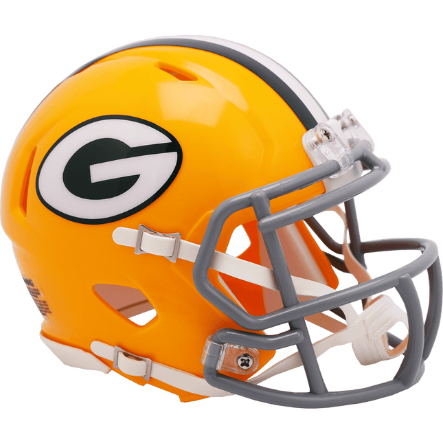 Green Bay Packers 1961-1979 Throwback Riddell NFL Speed Mini Helmet