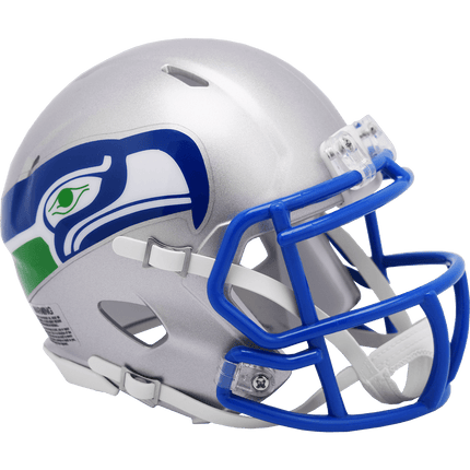 Seattle Seahawks 1983-2001 Throwback Riddell NFL Speed Mini Helmet