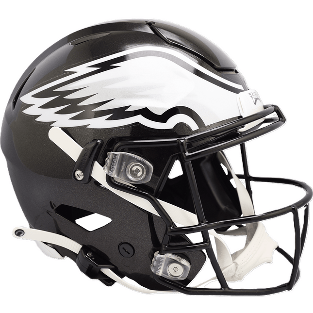 Philadelphia Eagles 2022 On Field Alternate Riddell NFL Authentic Speedflex Full Size Helmet (Black)