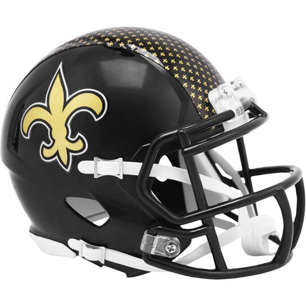 New Orleans Saints 2022 On-Field Alternate NFL Riddell Speed Mini Helmet