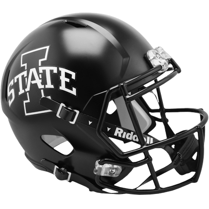 Iowa State Satin Black Cyclones Replica Speed Helmet