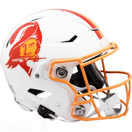 Tampa Bay Buccaneers 1976-1996 Throwback Riddell NFL Authentic Speedflex Full Size Helmet