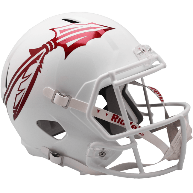 Florida State Seminoles 2022 White Alternate Riddell NCAA Deluxe Replica Speed Full Size Helmet