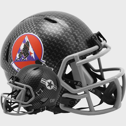 Air Force Falcons 63rd Fighter Squad Riddell NCAA Speed Mini Helmet