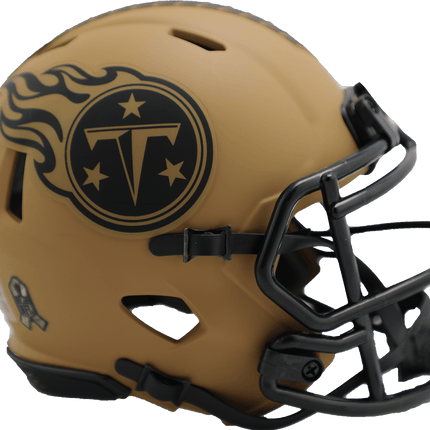 Tennessee Titans 2023 Salute To Service Riddell NFL Speed Mini Helmet