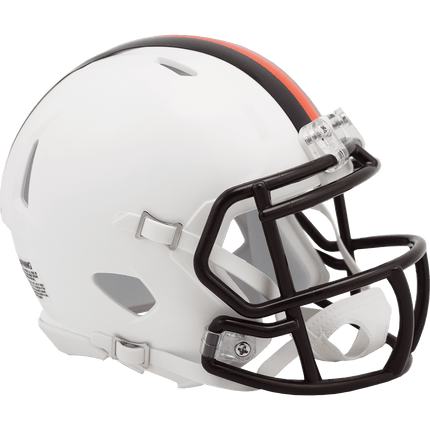 Cleveland Browns 2023 On Field Alternate Riddell NFL Speed Mini Helmet (White Out)