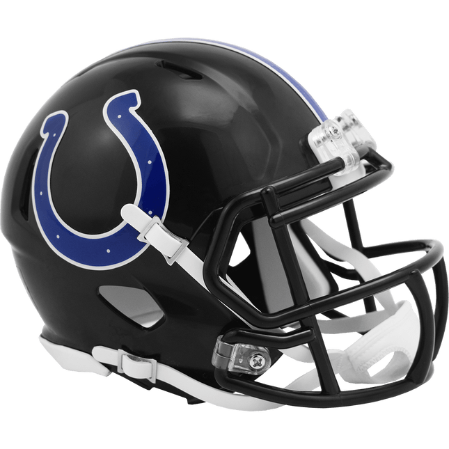 Indianapolis Colts 2023 On Field Alternate Riddell NFL Speed Mini Helmet (Indiana Nights)