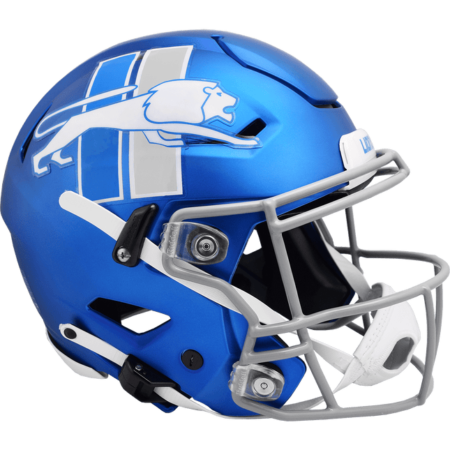 Detroit Lions 2023 On Field Alternate Riddell NFL Authentic Speedflex Full Size Helmet