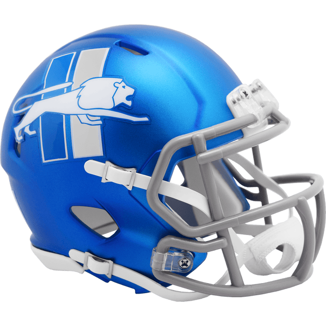 Detroit Lions 2023 On Field Alternate Riddell NFL Speed Mini Helmet