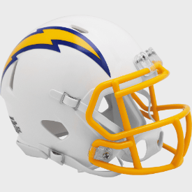 Los Angeles Chargers Color Rush (Royal) Riddell NFL Speed Mini Helmet