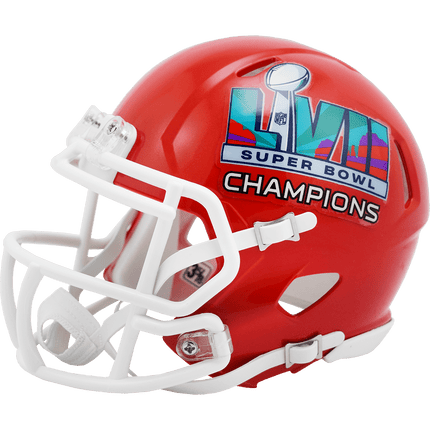 Kansas City Chiefs Super Bowl 57 LVII Champions Riddell NFL Speed Mini Helmet