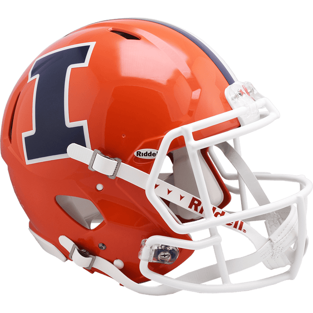 Illinois Fighting Illini Orange Authentic Speed Helmet