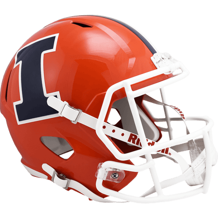 Illinois Fighting Illini Orange Replica Speed Helmet