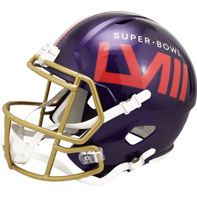 Super Bowl 58 LVIII Riddell NFL Deluxe Replica Speed Full Size Helmet