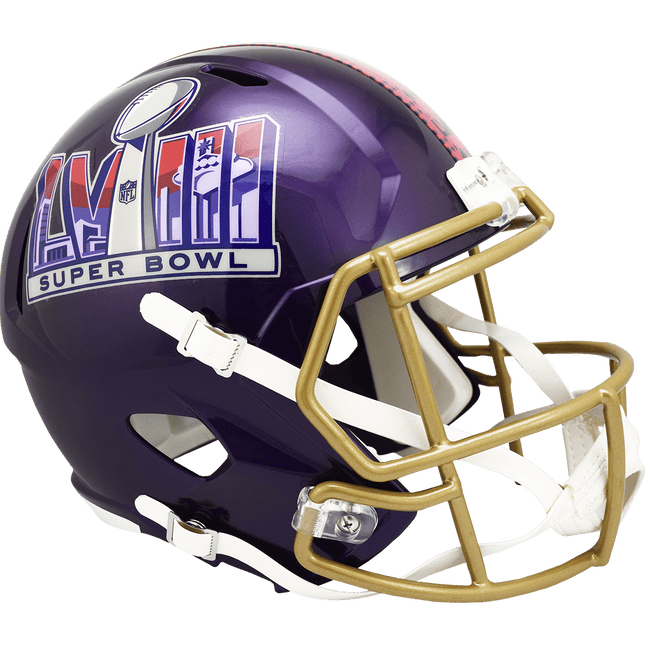 Super Bowl 58 LVIII Riddell NFL Deluxe Replica Speed Full Size Helmet