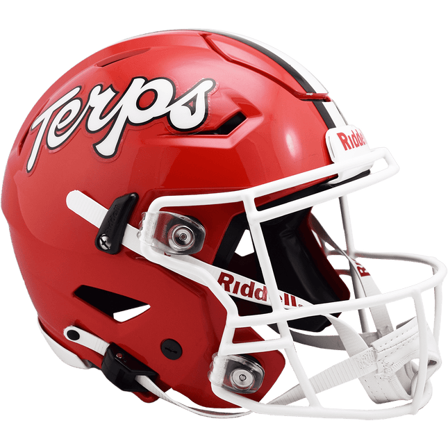 Maryland Terrapins Red Terps Riddell NCAA Authentic Speedflex Full Size Helmet