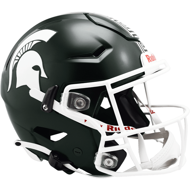 Michigan State Spartans 2023 Green Riddell NCAA Authentic Speedflex Full Size Helmet