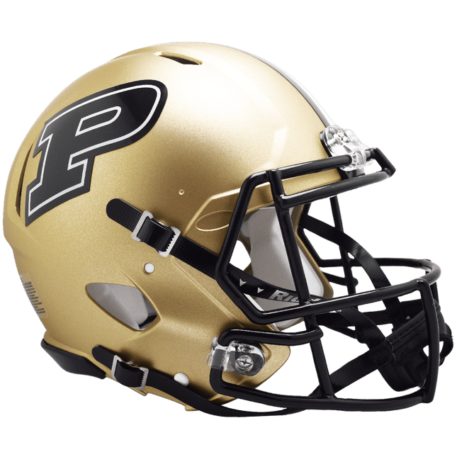 Purdue Boilermakers Gold 2023 Riddell NCAA Authentic Speed Full Size Helmet