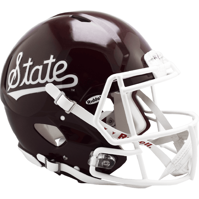 Mississippi State Bulldogs Script Riddell NCAA Authentic Speed Full Size Helmet