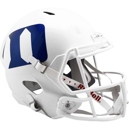 Duke Blue Devils White Riddell NCAA Deluxe Replica Speed Full Size Helmet