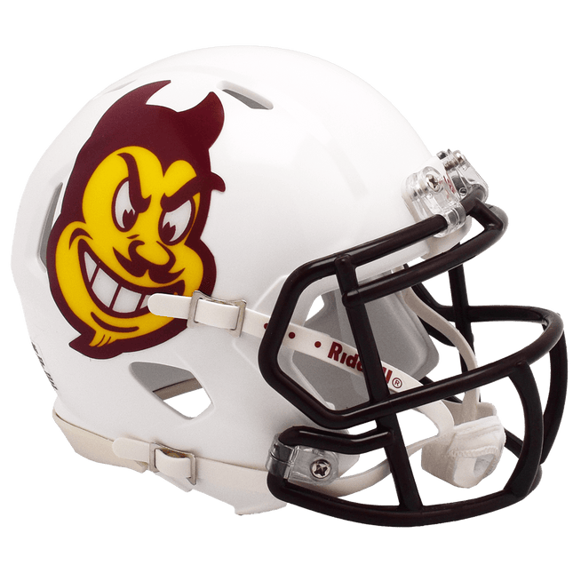 Arizona State Sun Devils White Sparky Riddell NCAA Speed Mini Helmet