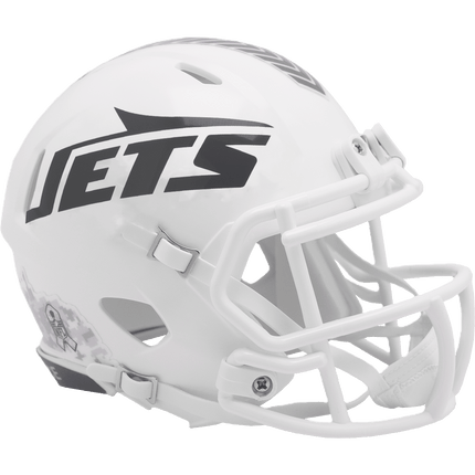 New York Jets 2024 Salute To Service Riddell NFL Speed Mini Helmet