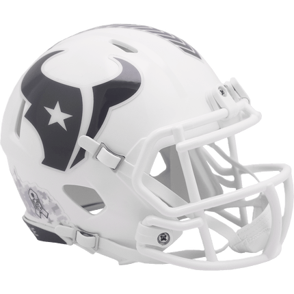 Houston Texans 2024 Salute To Service Riddell NFL Speed Mini Helmet