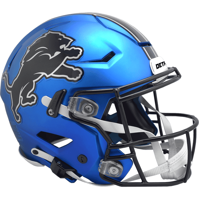 Detroit Lions 2024 On Field Alternate Riddell NFL Authentic Speedflex Full Size Helmet