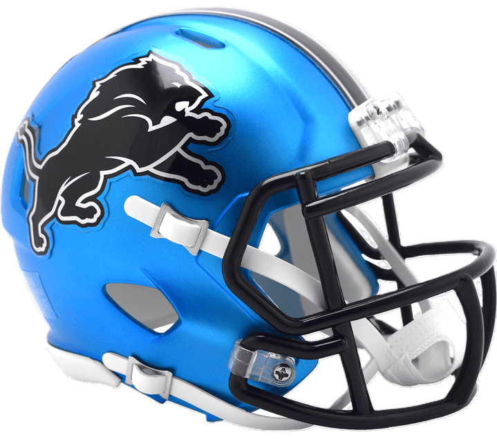 Detroit Lions 2024 On Field Alternate Riddell NFL Speed Mini Helmet