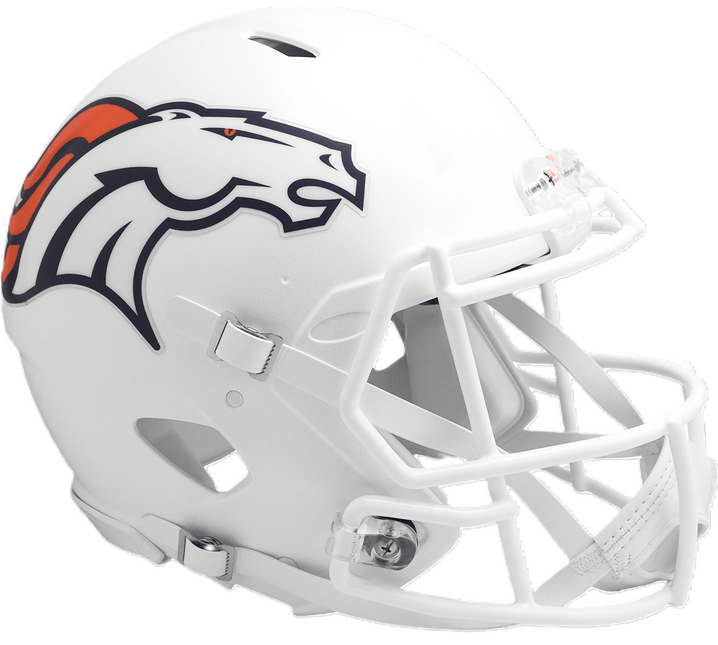 Denver Broncos 2024 On Field Alternate Riddell NFL Authentic Speed Full Size Helmet