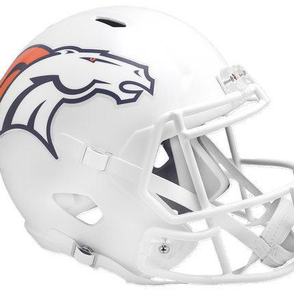 Denver Broncos 2024 On Field Alternate Riddell NFL Deluxe Replica Speed Full Size Helmet