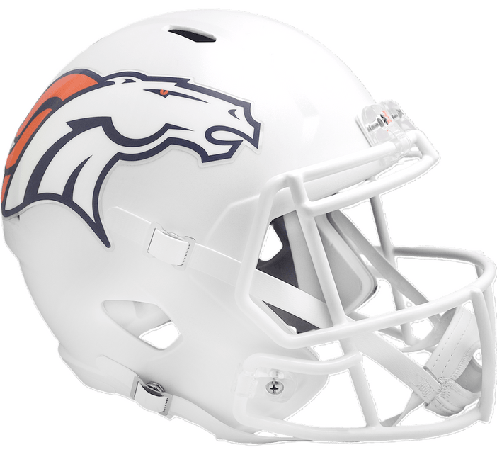 Denver Broncos 2024 On Field Alternate Riddell NFL Deluxe Replica Speed Full Size Helmet