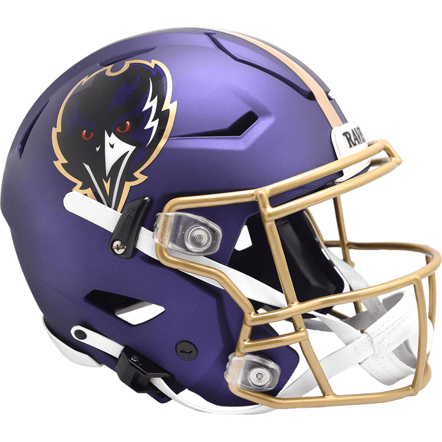 Baltimore Ravens 2024 On Field Alternate Riddell NFL Authentic Speedflex Full Size Helmet