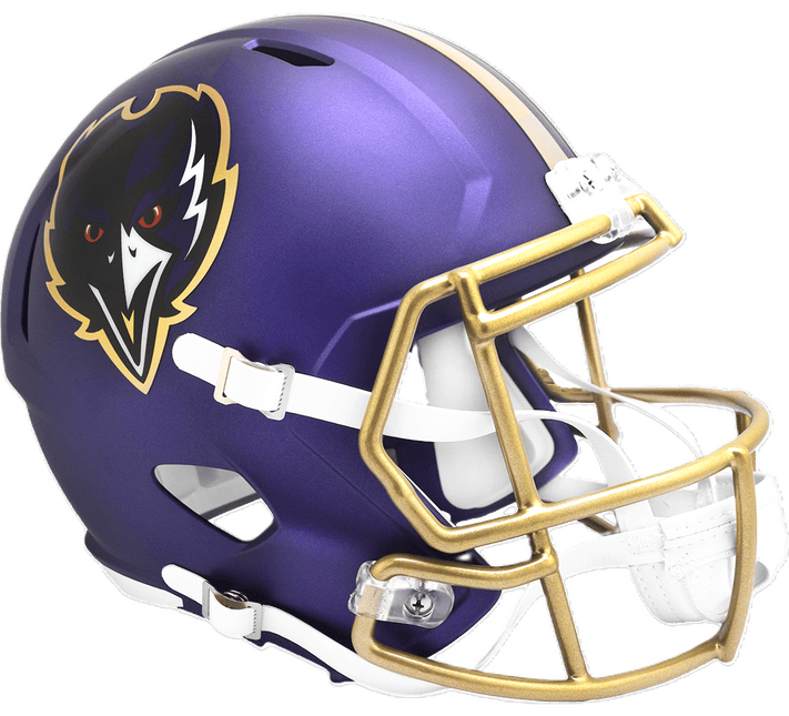 Baltimore Ravens 2024 On Field Alternate Riddell NFL Deluxe Replica Speed Full Size Helmet