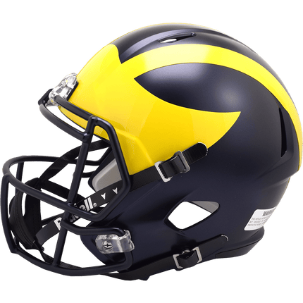 Michigan Wolverines 2023 Champions Riddell NCAA Deluxe Replica Speed Full Size Helmet