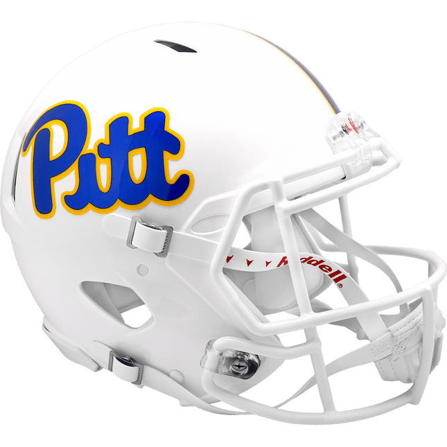 Pittsburgh Panthers White Riddell NCAA Authentic Speed Full Size Helmet