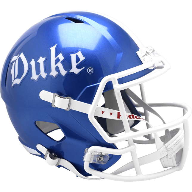 Duke Blue Devils Gothic Blue Riddell NCAA Deluxe Replica Speed Full Size Helmet