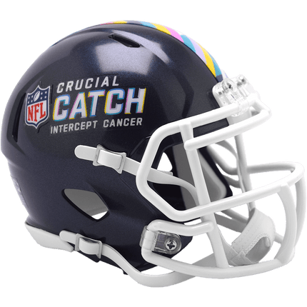 Crucial Catch 2024 Intercept Cancer Riddell NFL Speed Mini Helmet