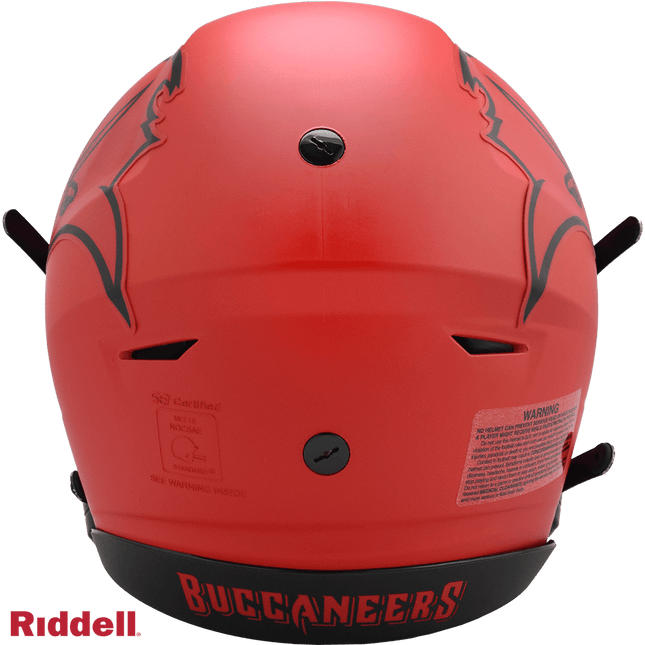 Tampa Bay Buccaneers Rave Riddell NFL Speedflex Authentic Full Size Helmet